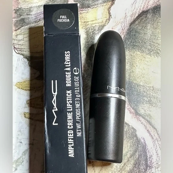 MAC COSMETICS BNIB FULL FUCHSIA AMPLIFIED CREME Lipstick VERY RARE Limited Pink